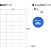 300-RLD40F ラベル マルチ FBA対応再剥離タイプ サンワダイレクト 06824251
