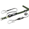 SLN505-LW-GR-M 胴ベルト型墜落制止用器具 2丁掛け 巻取式 片側脱着式 サンコー(タイタン) 06828198