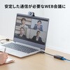 USB-CVLAN8BK USB変換アダプタ USB3.2-LAN 1Gbps サンワサプライ 06835058