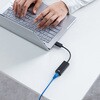 USB-CVLAN8BK USB変換アダプタ USB3.2-LAN 1Gbps サンワサプライ 06835058