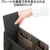 BAG-CA14BK キャリングバッグ 2WAY トート サンワサプライ 06835067