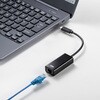 USB-CVLAN9BK USB変換アダプタ USB3.2 TypeC-LAN 1Gbps サンワサプライ 06835216