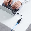 USB-CVLAN9BK USB変換アダプタ USB3.2 TypeC-LAN 1Gbps サンワサプライ 06835216