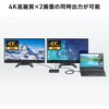 USB-CVDK15N ドッキングステーション USB TypeC 4K対応・HDMI×2画面出力 サンワサプライ 06835232