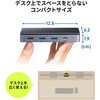 USB-CVDK15N ドッキングステーション USB TypeC 4K対応・HDMI×2画面出力 サンワサプライ 06835232