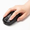MA-WBIRS550BK ブルーLEDマウス Bluetooth 5.4/ワイヤレス 静音充電式液晶付き サンワサプライ 06835268