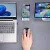 MA-WBIRS550BK ブルーLEDマウス Bluetooth 5.4/ワイヤレス 静音充電式液晶付き サンワサプライ 06835268