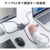 USB-5TCHHP32BK ドッキングハブ USB TypeC HDMIポート付き サンワサプライ 06835277