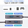 USB-5TCHHP32BK ドッキングハブ USB TypeC HDMIポート付き サンワサプライ 06835277