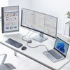USB-5TCHHP32BK ドッキングハブ USB TypeC HDMIポート付き サンワサプライ 06835277