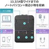 IN-WETAP14BK インナーケース プロテクトスーツ ポケット付き サンワサプライ 06835286