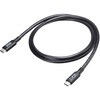 KU-10GCCP10010 USB TypeCケーブル USB 10Gbps PD100W映像出力対応 サンワサプライ 06835311