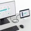 KU-10GCCP10010 USB TypeCケーブル USB 10Gbps PD100W映像出力対応 サンワサプライ 06835311