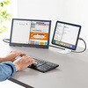 KU-10GCCP10010 USB TypeCケーブル USB 10Gbps PD100W映像出力対応 サンワサプライ 06835311