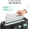 BAG-TW11BK テレワークバッグ ミーティング向け サンワサプライ 06835338