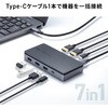 USB-CVDK17N ドッキングステーション USB TypeC 4K対応・HDMI×2画面出力 サンワサプライ 06835399