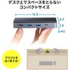 USB-CVDK17N ドッキングステーション USB TypeC 4K対応・HDMI×2画面出力 サンワサプライ 06835399