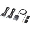 SW-USS24 USB切替器 USB 5Gbps 手元スイッチ付き サンワサプライ 06835408