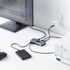 SW-USS24 USB切替器 USB 5Gbps 手元スイッチ付き サンワサプライ 06835408