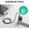 KU-10GCCP100L20 USB TypeCケーブル USB 10Gbps PD100W映像出力対応 サンワサプライ 06835417