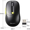 MA-WBIRS550Y ブルーLEDマウス Bluetooth 5.4/ワイヤレス 静音充電式液晶付き サンワサプライ 06835442