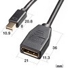KC-DPMDPF015 変換ケーブル Mini DisplayPort サンワサプライ 06835460