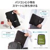 IN-WETAP16BK インナーケース プロテクトスーツ ポケット付き サンワサプライ 06835487