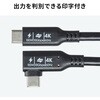 KU-10GCCP100L10 USB TypeCケーブル USB 10Gbps PD100W映像出力対応 サンワサプライ 06835496