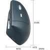 MA-EBBS536BL ブルーLEDマウス Bluetooth 5.4 軽量静音エルゴノミクス サンワサプライ 06835591