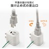 TAP-ADSP2W 電源アダプタ 温度&電流ヒューズ内蔵 雷ガード付き サンワサプライ 06835609