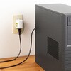 TAP-ADSP2W 電源アダプタ 温度&電流ヒューズ内蔵 雷ガード付き サンワサプライ 06835609