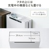 CB-BOXS10W ケーブル&タップ収納ボックス サンワサプライ 06835670