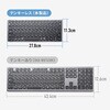 SKB-WBT43BK キーボード Bluetooth/ワイヤレス USB サンワサプライ 06835688