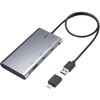 USB-CVU3HD9 USB変換アダプタ USB3.2/USB3.2 TypeC-HDMI 4K対応3画面出力 サンワサプライ 06835706
