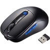 MA-WBIRS550BL ブルーLEDマウス Bluetooth 5.4/ワイヤレス 静音充電式液晶付き サンワサプライ 06835722