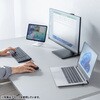 MA-WBIRS550BL ブルーLEDマウス Bluetooth 5.4/ワイヤレス 静音充電式液晶付き サンワサプライ 06835722
