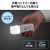 LED-SL2 LEDライト 人感明暗センサー付き 充電式 サンワサプライ 06835767