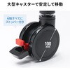CR-PL72BK 液晶ディスプレイスタンド 60～100型対応 手動昇降 サンワサプライ 06835776