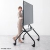 CR-PL72BK 液晶ディスプレイスタンド 60～100型対応 手動昇降 サンワサプライ 06835776