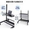 CR-PL70BK 液晶ディスプレイスタンド 60～100型対応 サンワサプライ 06835801