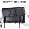 CR-PL70BK 液晶ディスプレイスタンド 60～100型対応 サンワサプライ 06835801