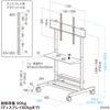 CR-PL70BK 液晶ディスプレイスタンド 60～100型対応 サンワサプライ 06835801