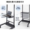 CR-PL69BK 液晶ディスプレイスタンド 32～75型対応 サンワサプライ 06835819