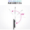 200-STN098SVN スマホホルダー ノートパソコン用 サンワダイレクト 06835880