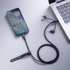 500-USB108BK USB TypeCケーブル データブロッカーアダプタ付き PD60W対応 サンワダイレクト 06835916
