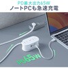 700-TAP094W 電源タップ モバイルタイプ PD65W対応 サンワダイレクト 06835932
