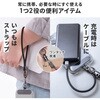 500-USB105BK USB TypeCケーブル ショートストラップ型 PD240W対応 サンワダイレクト 06836020
