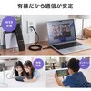 500-LAN6KCFL01 LANケーブル CAT6 USB TypeC変換 サンワダイレクト 06836029