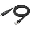 500-LAN6KCFL01 LANケーブル CAT6 USB TypeC変換 サンワダイレクト 06836029