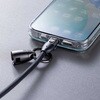 500-USB106BK USB TypeCケーブル ハンドストラップ型 PD240W対応 サンワダイレクト 06836047